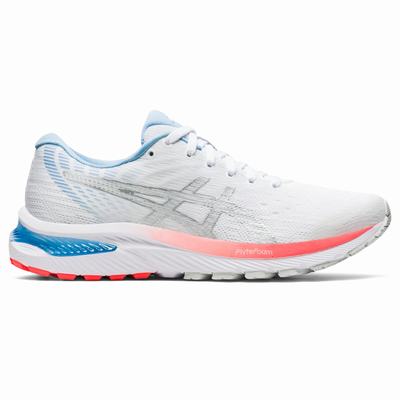 Asics Gel-Cumulus 22 - Naisten Juoksukengät - Valkoinen/Hopea